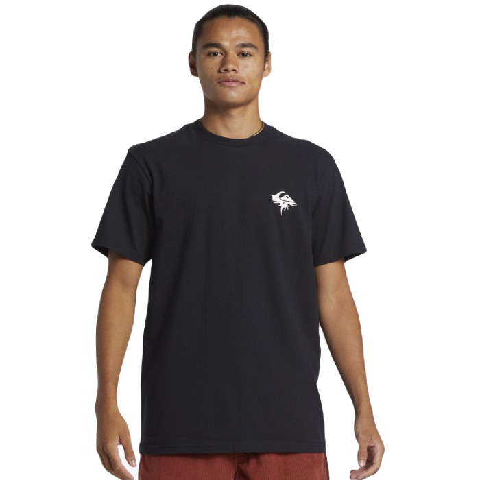 QUIKSILVER QS THORN LOGO DNA T-SHIRT BLACK