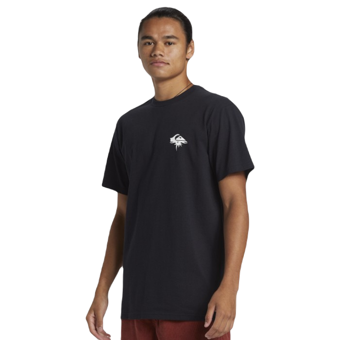 QUIKSILVER QS THORN LOGO DNA T-SHIRT BLACK