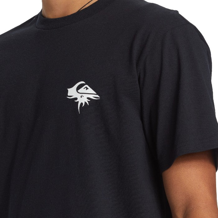 QUIKSILVER QS THORN LOGO DNA T-SHIRT BLACK