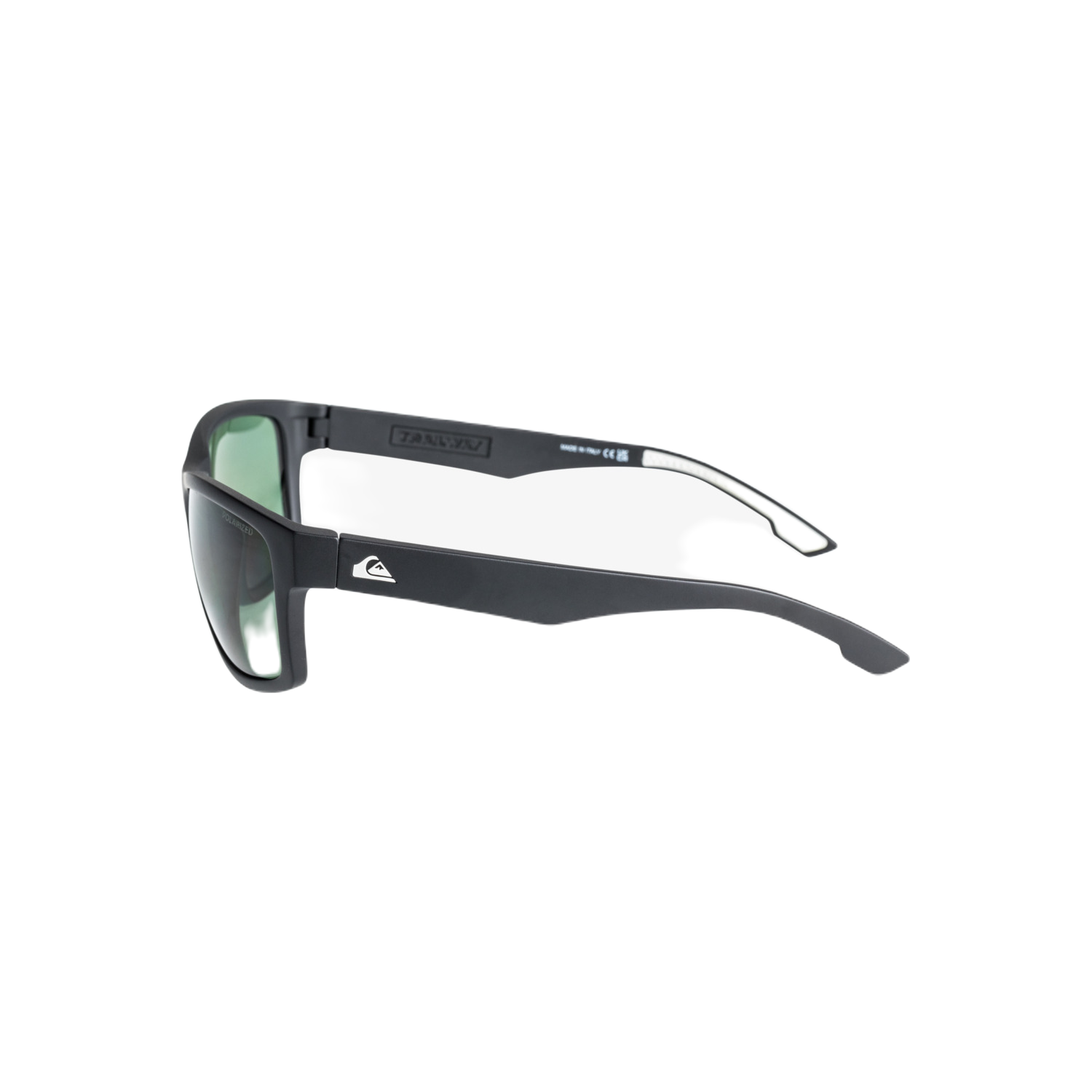 QUIKSILVER TRAILWAY POLARIZED ZONNEBRIL - BLACK/GREEN PLZ