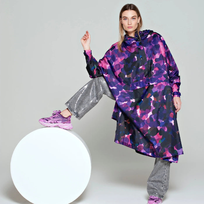 RAINKISS CITY LIGHTS REGENPONCHO - MULTI-COLOR The Old Man Boardsports RAINKISS