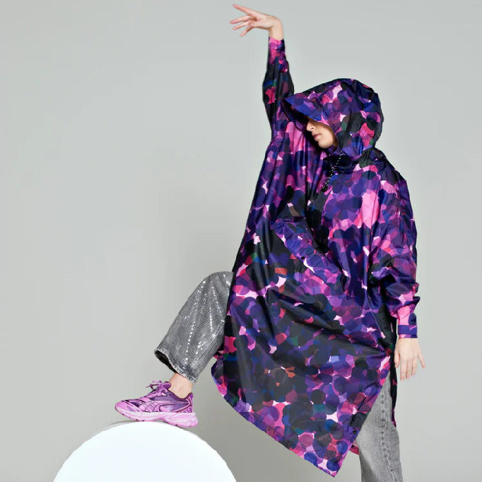 RAINKISS CITY LIGHTS REGENPONCHO - MULTI-COLOR The Old Man Boardsports RAINKISS