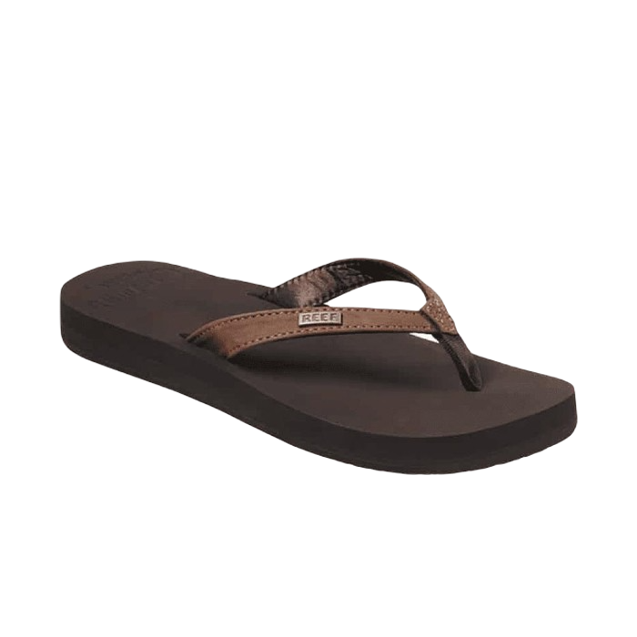 REEF CUSHION LUNA FLIP FLOPS - BROWN