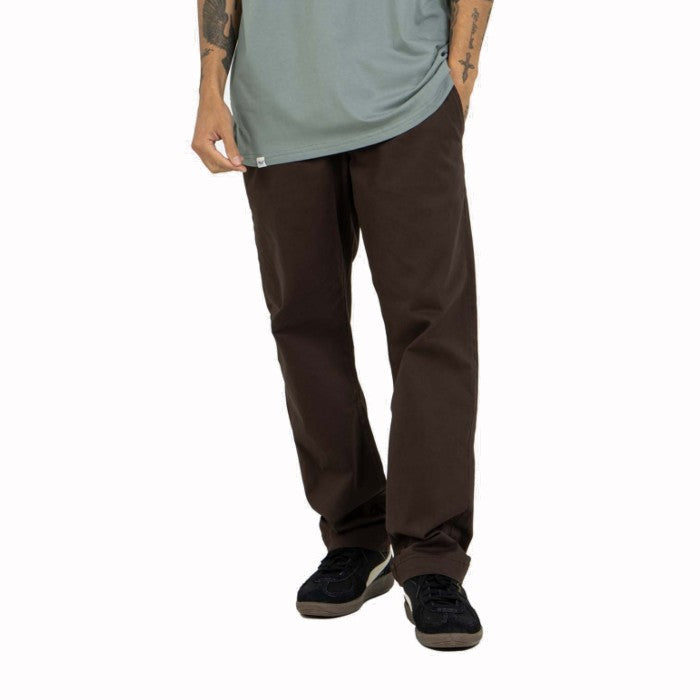 REELL REFLEX LOOSE CHINO BROEK COFFEE