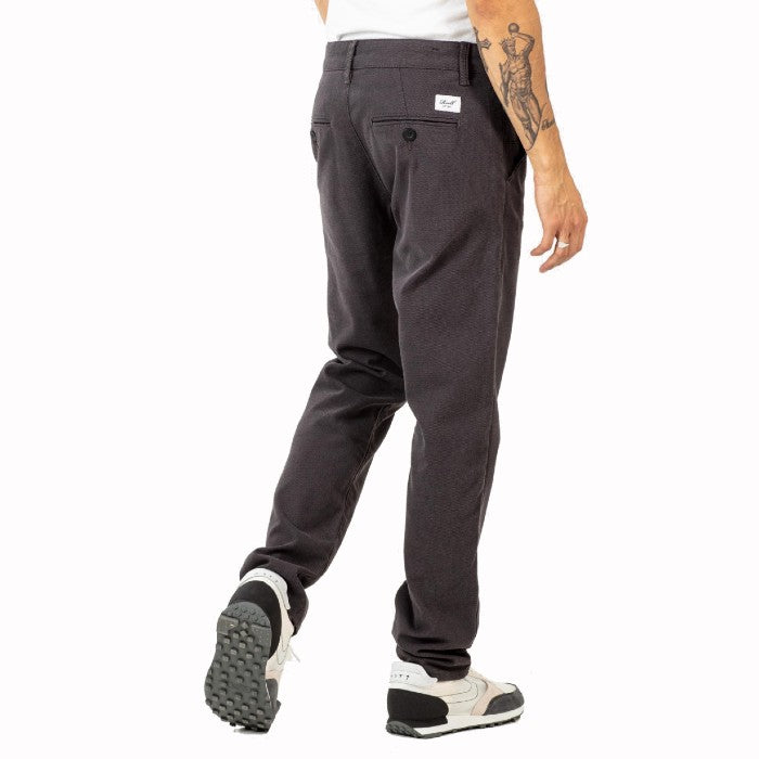 REELL SUPERIOR FLEX CHINO BROEK DIAMOND GREY