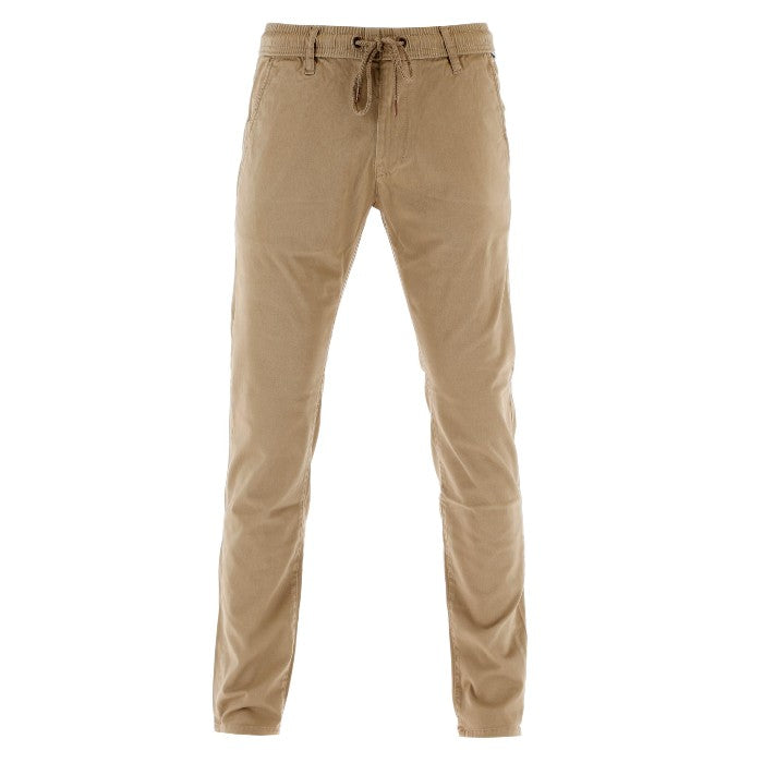 REELL REFLEX EASY ST CHINO LANGE BROEK - DARK SAND