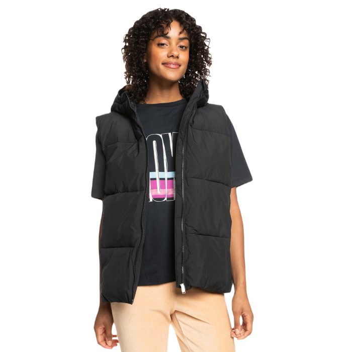 ROXY BRIGHT SIDE BODYWARMER - ANTHRACITE