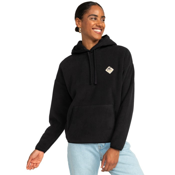 ROXY COOL CALLING FLEECE HOODIE - ANTHRACITE