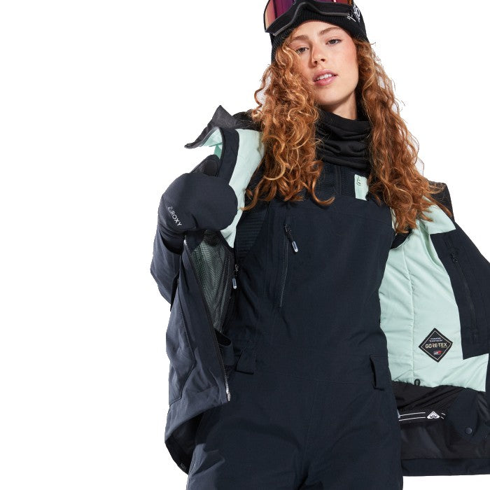 ROXY GORE-TEX® STRETCH PRISM SNOWBOARD OVERALL - TRUE BLACK