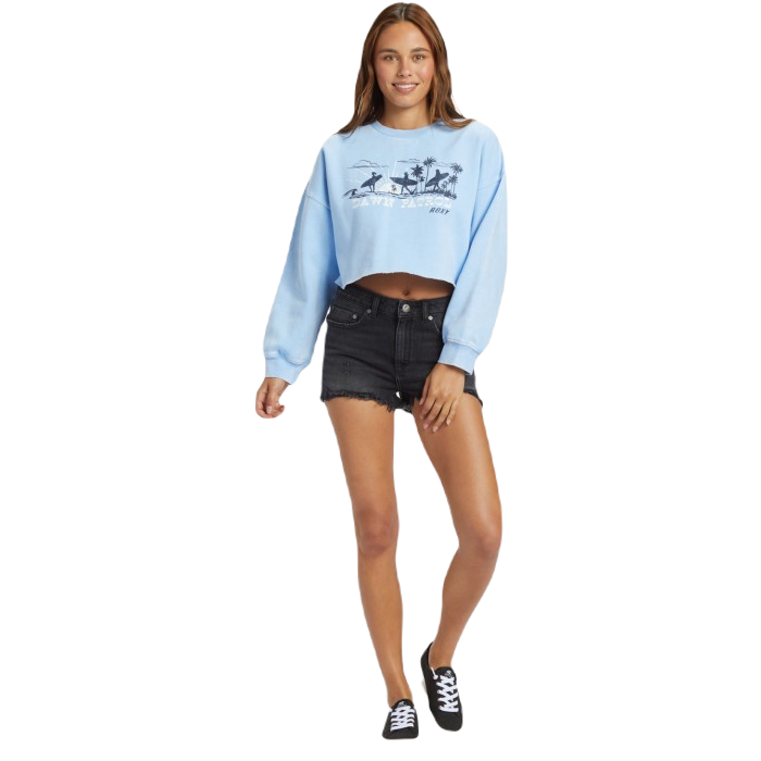 ROXY MORNING HIKE SWEATER - BEL AIR BLUE