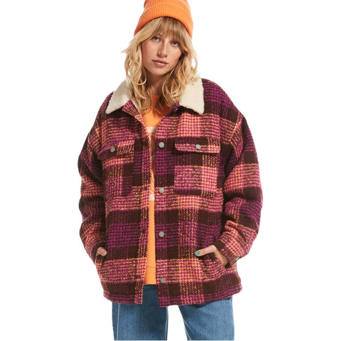 ROXY PASSAGE OF TIME JAS - CHOCOLATE HALLO PLAID