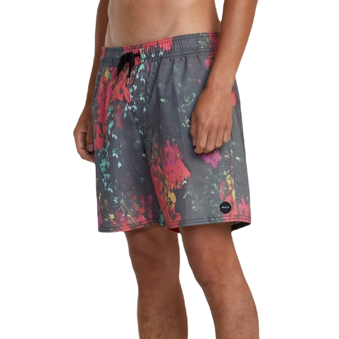 RVCA BARNES ELASTIC BOARDSHORT - BLACK MULTI