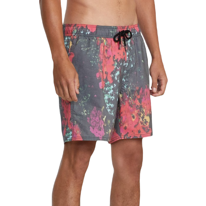 RVCA BARNES ELASTIC BOARDSHORT - BLACK MULTI