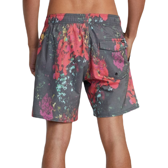 RVCA BARNES ELASTIC BOARDSHORT - BLACK MULTI