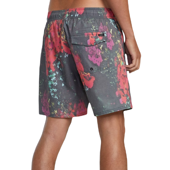 RVCA BARNES ELASTIC BOARDSHORT - BLACK MULTI