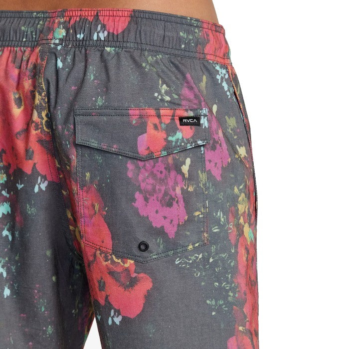 RVCA BARNES ELASTIC BOARDSHORT - BLACK MULTI