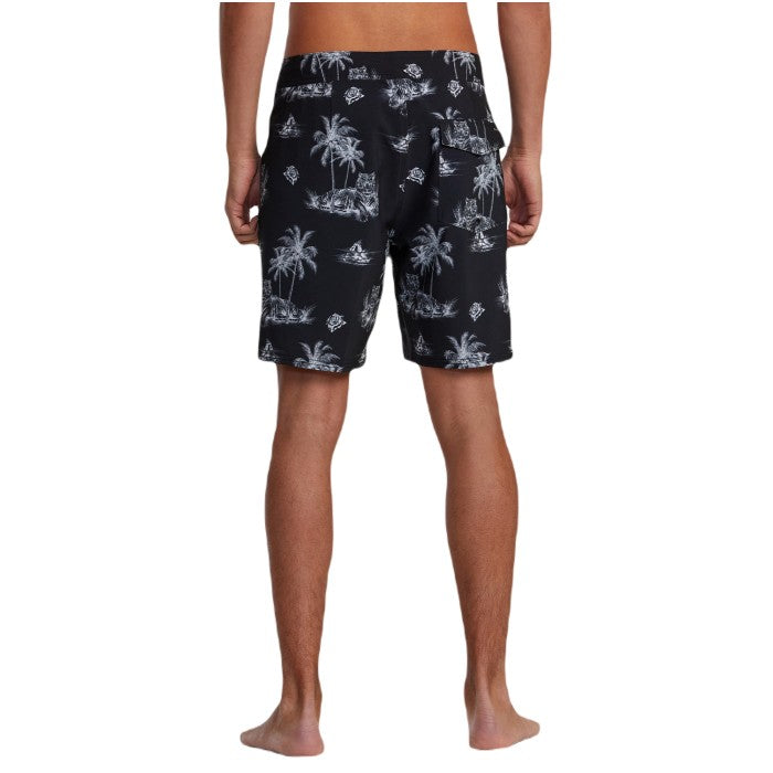 RVCA BENJAMIN JEANJEAN ELASTISCHE BOARDSHORT – SCHWARZ