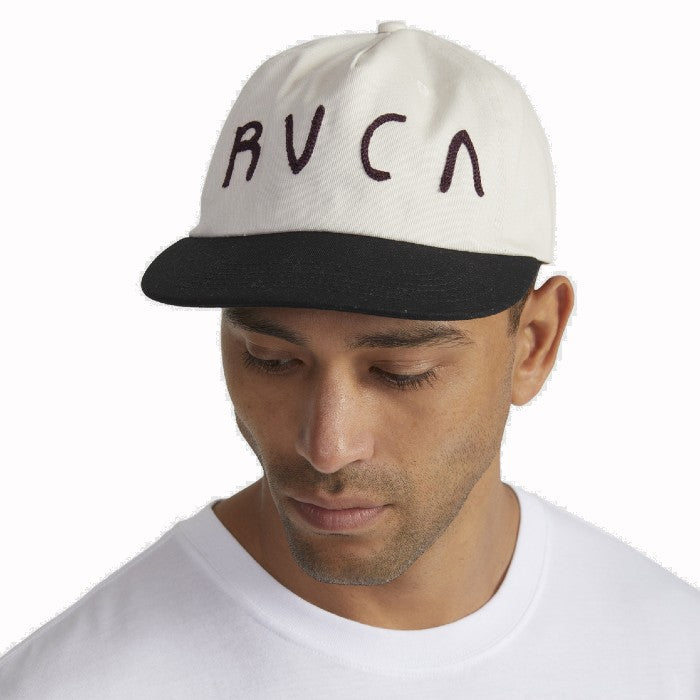 RVCA HOME MADE SNAPBACK PET WHITE