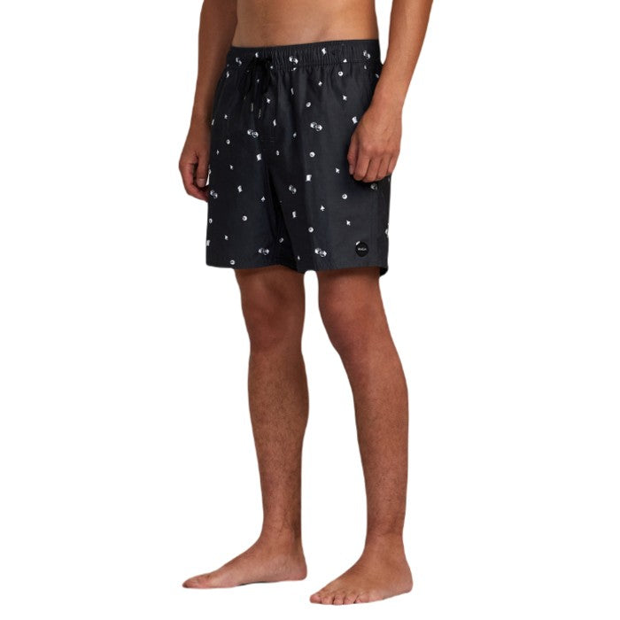 RVCA PERRY ELASTIC ZWEMBROEK - NEW BLACK