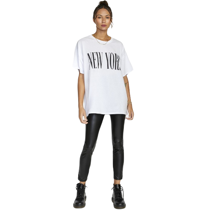 RVCA STELLA MAXWELL NY - LA T-SHIRT WHITE