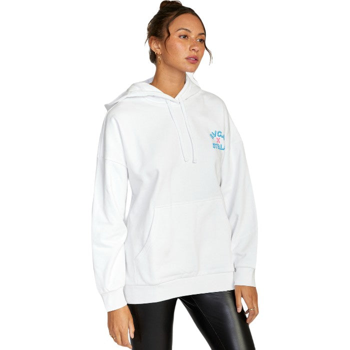 RVCA X STELLA MAXWELL CHERUB BOY HOODIE - WHISPER WHITE