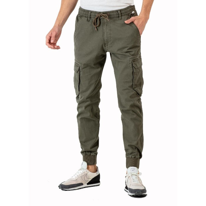 REELL REFLEX RIB CARGO BROEK OLIVE