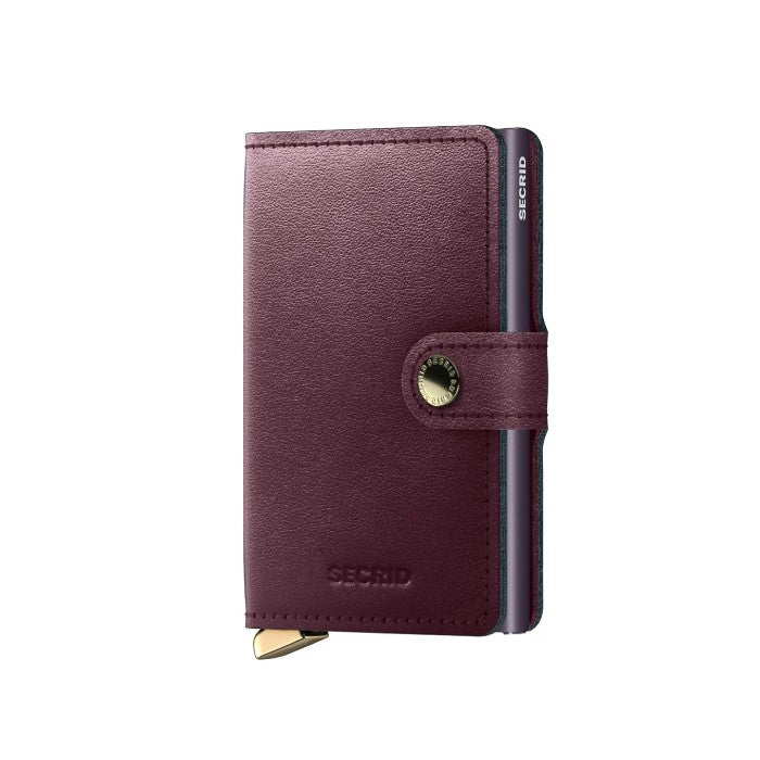 SECRID PREMIUM MINIWALLET GELDBÖRSE – DUSK BORDEAUX