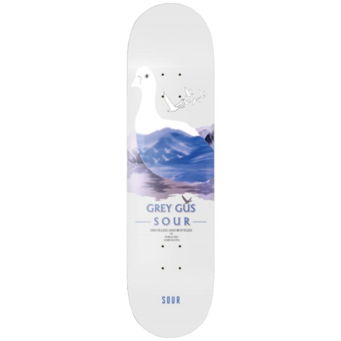 SOUR GUSTAV GREY GUS 8.25" SKATEBOARD DECK