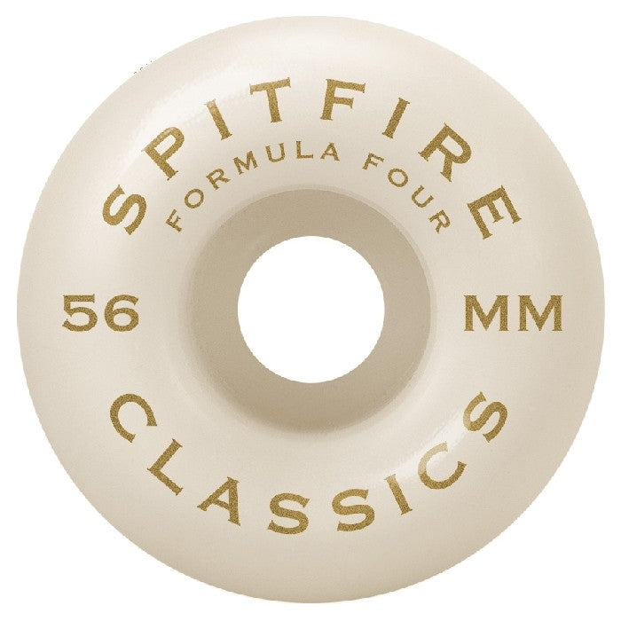 SPITFIRE FORMULA FOUR CLASSIC 101D SKATEBOARD WHEELS 56 MM - NATURAL/BLUE