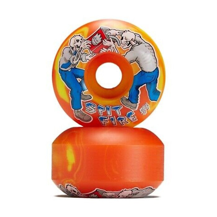 SPITFIRE FORMULA FOUR TEAM FIREFIGHT 99A CLASSIC SKATEBOARD WIELEN 56 MM - ORANGE/YELLOW