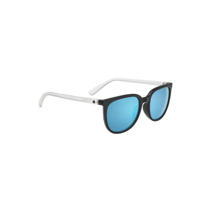 SPY OPTICS FIZZ ZONNEBRIL - MATTE BLACK/MATTE CRYSTAL GRAY W/LIGHT BLUE SPECTRAL