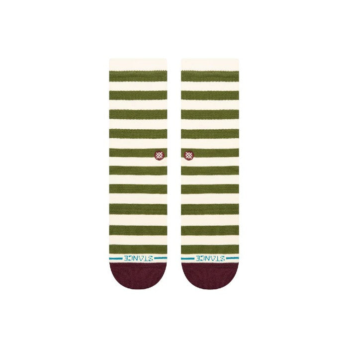 STANCE BRETON CREW SOKKEN GREEN