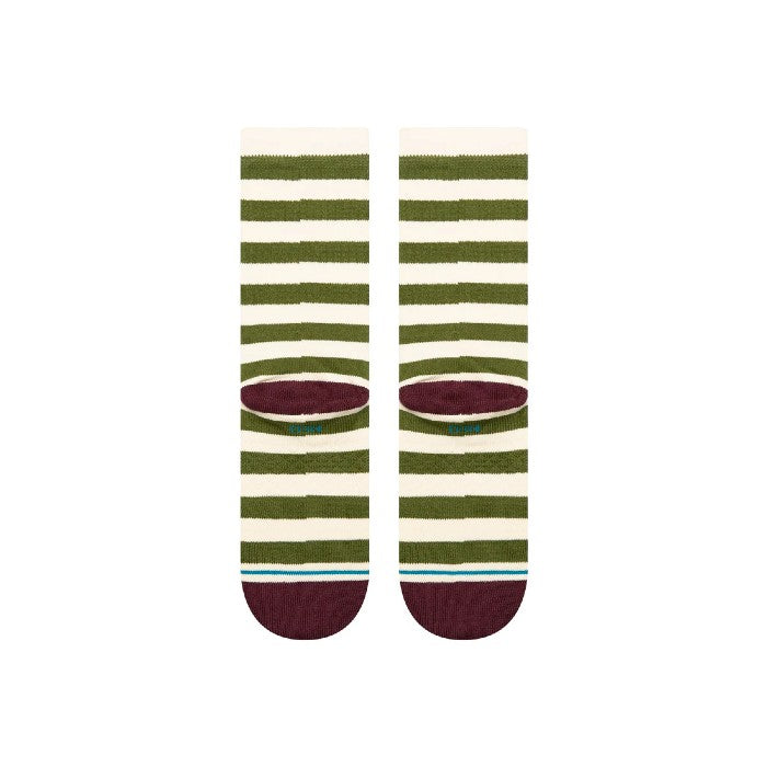 STANCE BRETON CREW SOKKEN GREEN