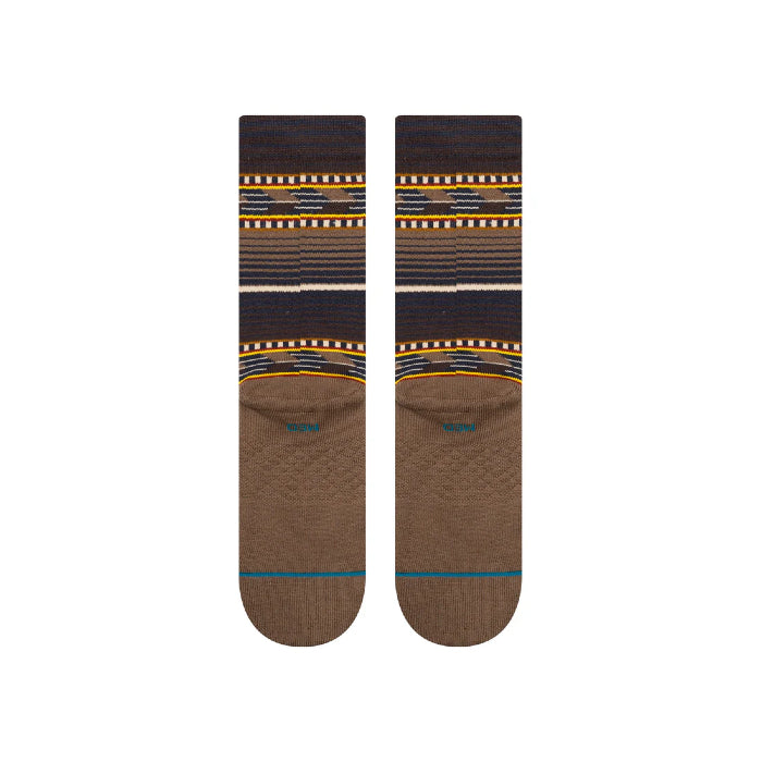 STANCE CEDAR ROCK CREW SOKKEN BROWN