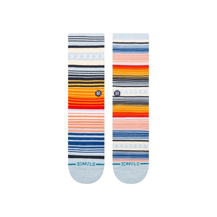 STANCE CURREN CREW SOKKEN ICE BLUE