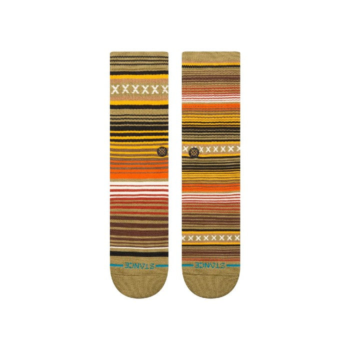 STANCE CURREN CREW SOKKEN CHIVE