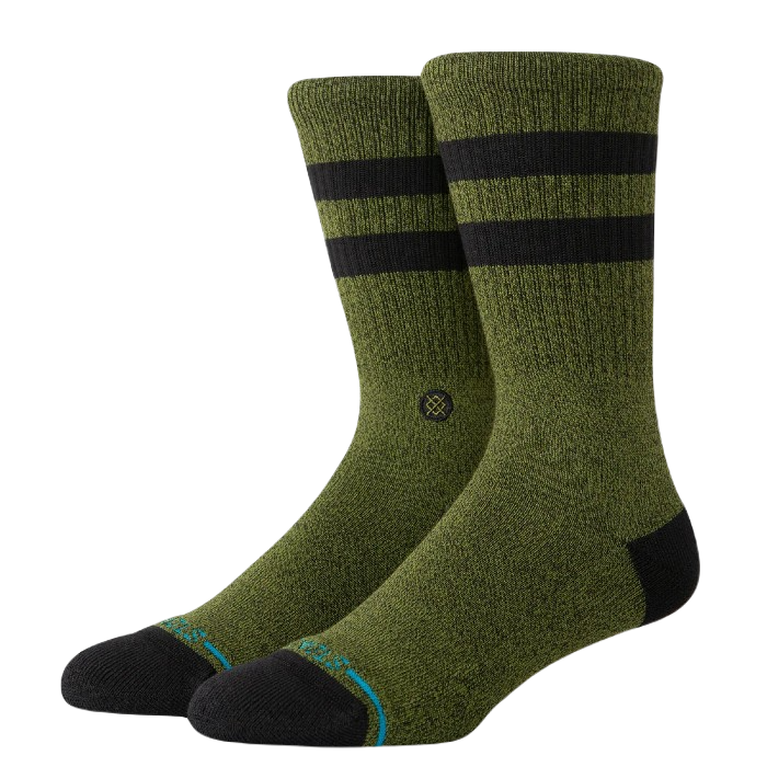 STANCE JOVEN CREW SOKKEN DARK GREEN