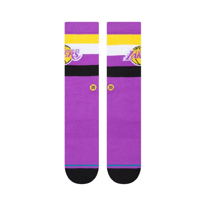 STANCE NBA LAKERS ST CREW SOKKEN - PURPLE