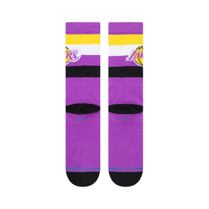 STANCE NBA LAKERS ST CREW SOKKEN - PURPLE