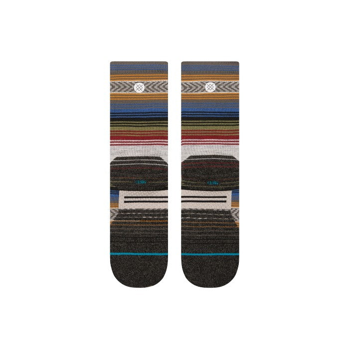 STANCE LIGHT WOOL CREW SOKKEN - BLACK/RED