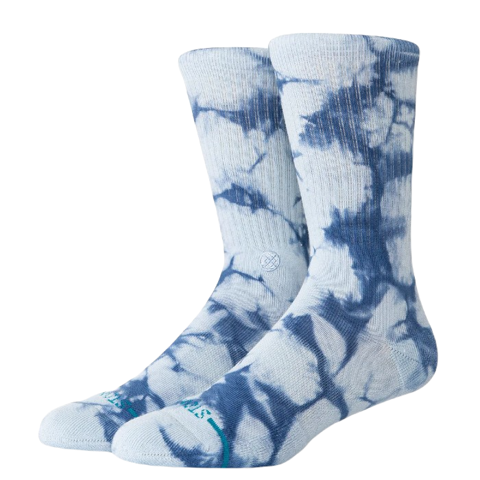 STANCE TIED UP CREW SOKKEN ICE BLUE