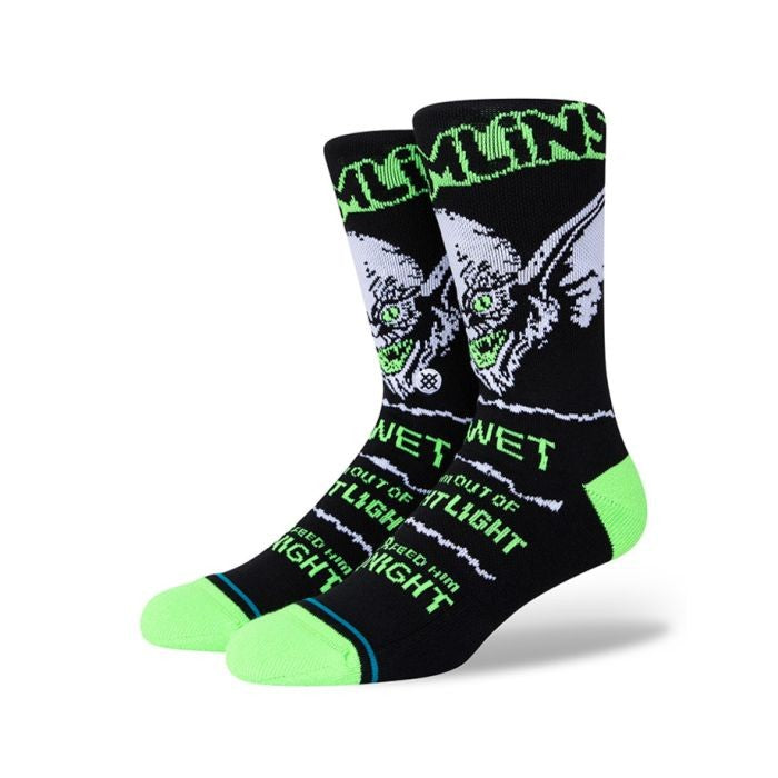 STANCE MEN'S BRIGHT LIGHT GREMLIN SOKKEN - BLACK