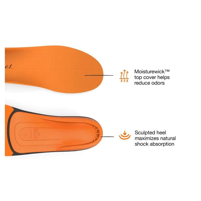 SUPERFEET TRIM TO FIT SIZE C INLEGZOLEN - ORANGE