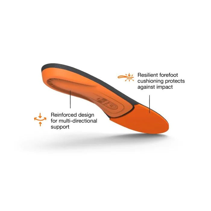 SUPERFEET TRIM TO FIT SIZE C INLEGZOLEN - ORANGE