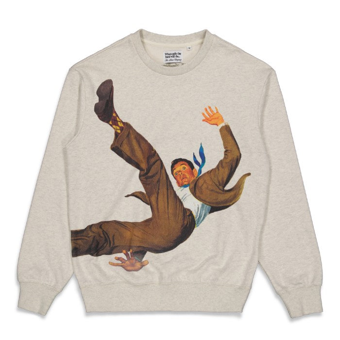 THE LOOSE COMPANY FALLING SWEATER - HEATHER GRAY