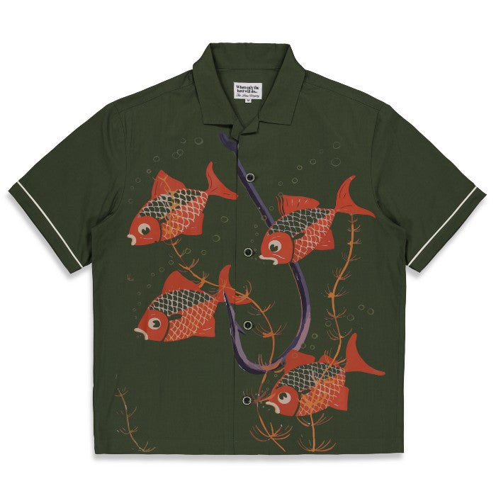 THE LOOSE COMPANY FISH SHIRT - GREEN