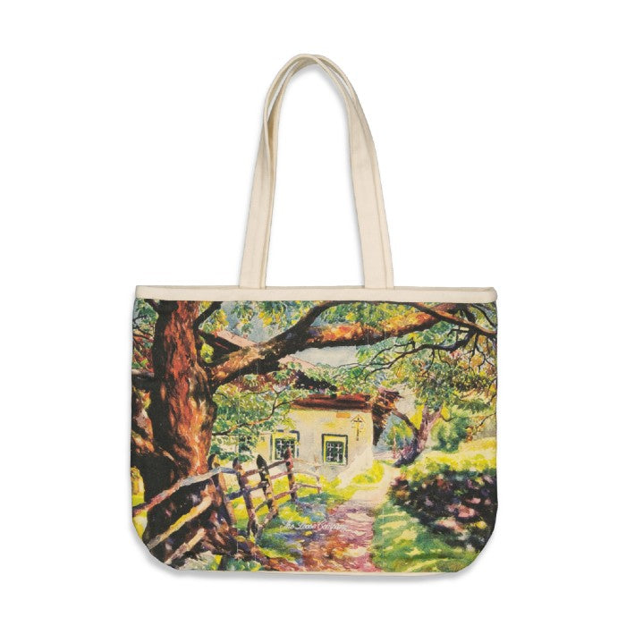 THE LOOSE COMPANY SCENERY TOTE BAG - CREAM