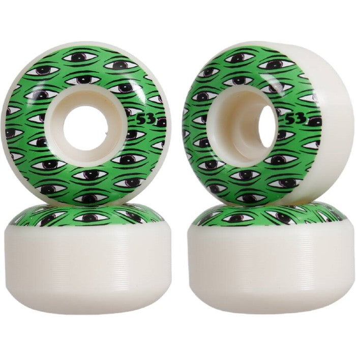 TOY MACHINE ALL SEEING SKATEBOARD WIELEN 53 MM