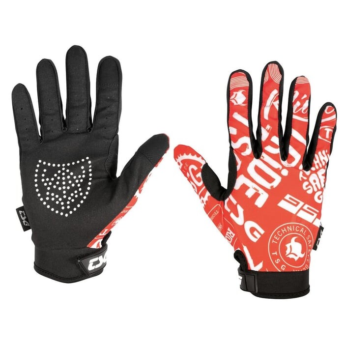 TSG DW CYCLING GLOVES - RED STICKY