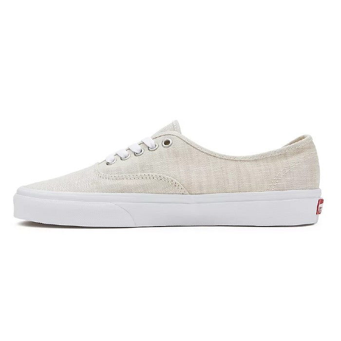 VANS AUTHENTIC SUMMER LINEN SHOES - EGRET